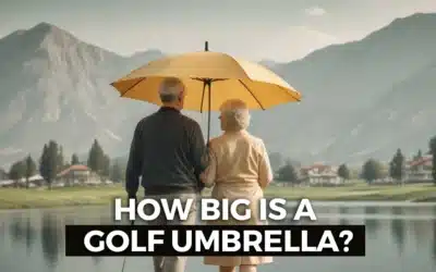 How big is a golf umbrella?