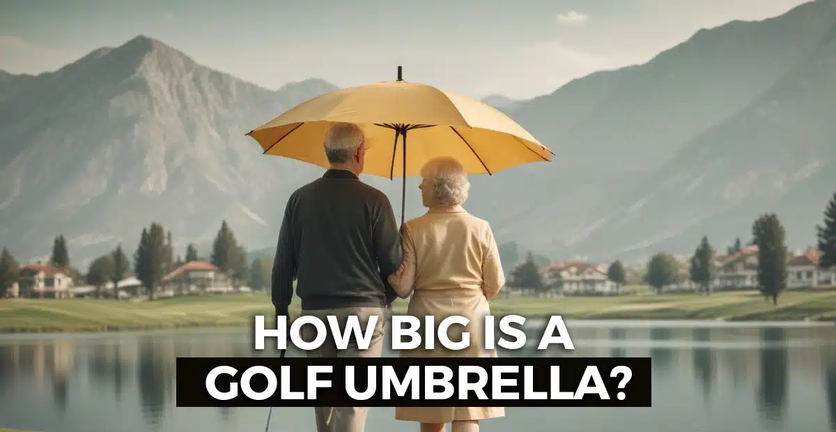 How big is a golf umbrella?