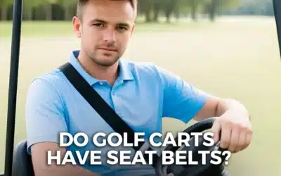 Do golf carts have seat belts?