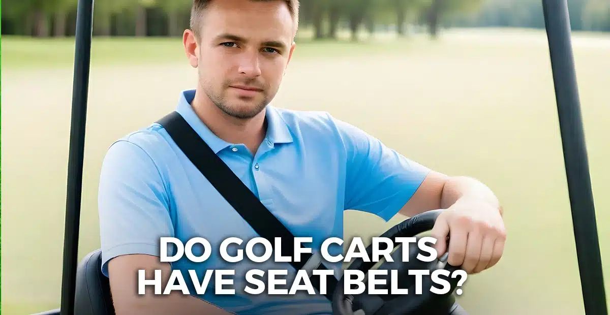 Do golf carts have seat belts