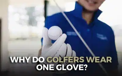 Why do golfers wear one glove?