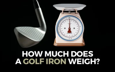 How much does a golf iron weigh?  