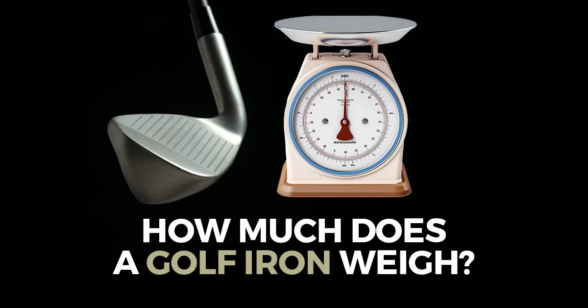 How much does a golf iron weigh