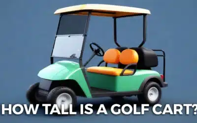 How tall is a golf cart?